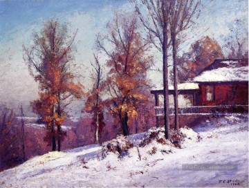 Paysage des plaines œuvres - Maison des vents chantants Impressionniste Indiana paysages Théodore Clement Steele